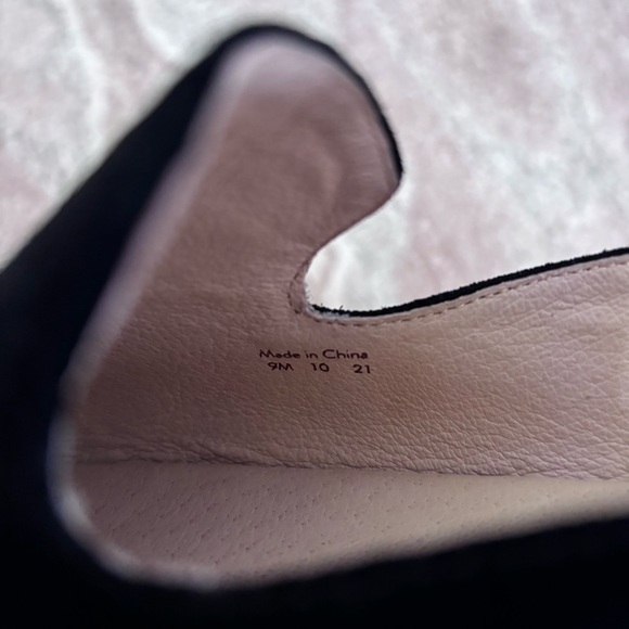 Jack Rogers Audrey Black Slip-On Espadrille Loafer with Tan Woven Sole Sz 9 - Picture 8 of 10